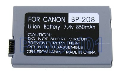 Canon iVIS DC22 BP-208 Camcorder Battery
