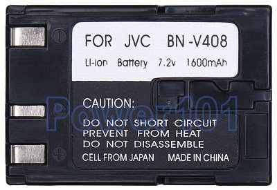 JVC GR-D225EK BN-V408 Camcorder Battery