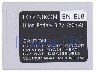 Kodak EasyShare LS755 EN-EL8 Camera Battery