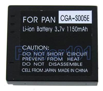 Panasonic Lumix DMC-FX01EF-W CGA-S005 Camera Battery