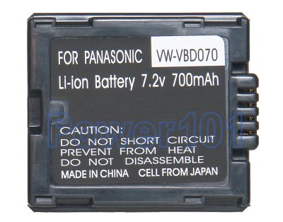 Hitachi DZ-MV730E CGA-DU07 Camcorder Battery