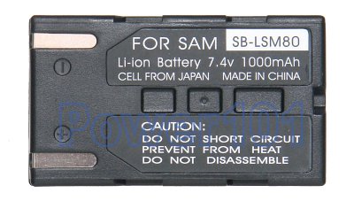 Samsung SC-D975 SB-LSM80 Camcorder Battery