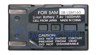 Samsung SC-D455 SB-LSM160 Camcorder Battery