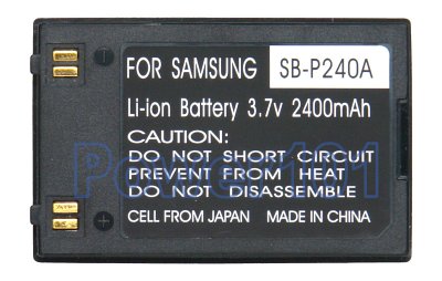 Samsung SBP180A camcorder battery