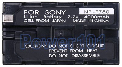 Sony CCD-RV100 NP-F750 Camcorder Battery