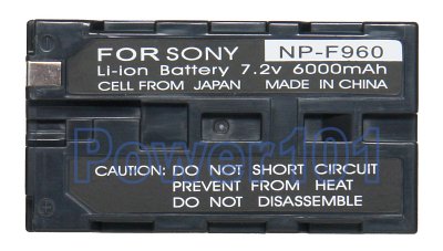 Sony CCD-TR3000E NP-F960 Camcorder Battery